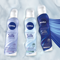 Nieuw van NIVEA®: Test Silk Mousse!