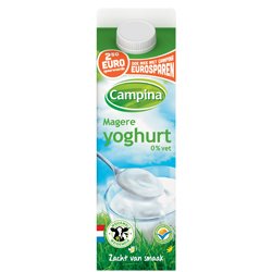 Campina magere yoghurt: geen zure bekkies