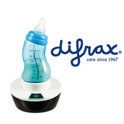 De Difrax S-flesverwarmer zorgt altijd en overal voor melk op de juiste temperatuur. Geef je op voor de test!