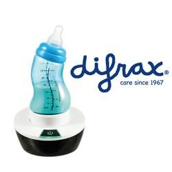 De Difrax S-flesverwarmer zorgt altijd en overal voor melk op de juiste temperatuur. Geef je op voor de test!
