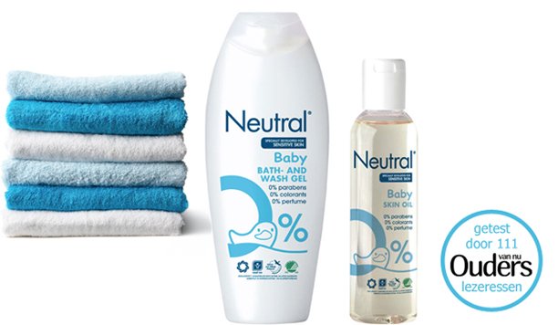Neutral Baby Bath- & Washgel en Huidolie: parfumvrije verzorging voor gevoelige babyhuidjes
