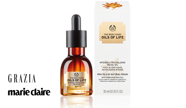 Nieuw: Test nu The Body Shop® Oils of Life Intensely Revitalising Facial Oil