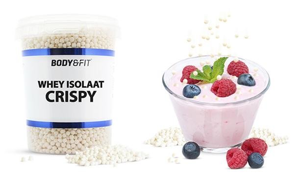 Whey Isolaat Crispy: knapperige eiwitbommetjes!
