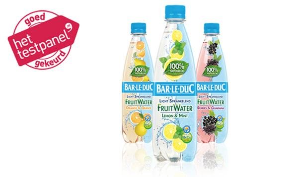 Bar-le-Duc FruitWater: 100% natuurlijk, 100% lekker