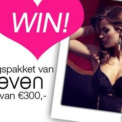 Maak kans op een lingerie verrassingspakket t.w.v. € 300,-