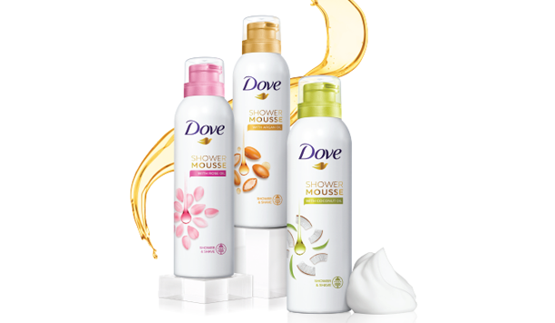 Dove Shower Mousse: zacht, mild en superschuim