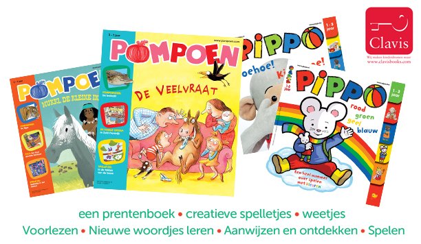 Test jij samen met je kind het voorleestijdschrift Pippo of Pompoen?
