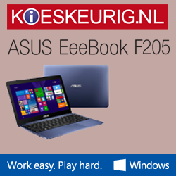 Test twee weken de lichtgewicht ASUS EeeBook voor het Kieskeurig.nl testpanel