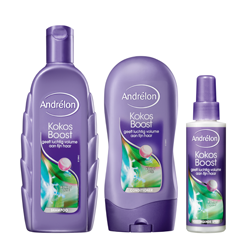 Win actie: Andrélon Kokos Boost pakket voor je haar t.w.v. €13,97