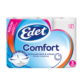 Test het nieuwe toiletpapier Edet Comfort!