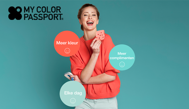 Kleurenstress? Niet nodig! My Color Passport weet welke tint bij jou past.