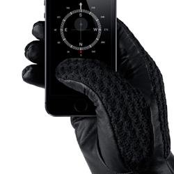 Win Leather Crochet Touchscreen Gloves t.w.v. €89,95