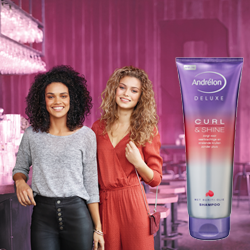 Krullend haar? Test dan nu de Andrélon Deluxe Curl & Shine!