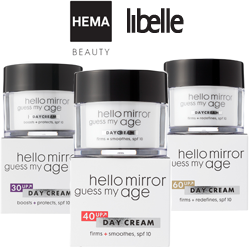 Test nu HEMA hello mirror guess my age dagcrème! Houd jij huidveroudering zo lang mogelijk op afstand?