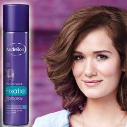Test nu de vernieuwde Fantastische Fixatie Hairspray van Andrélon!